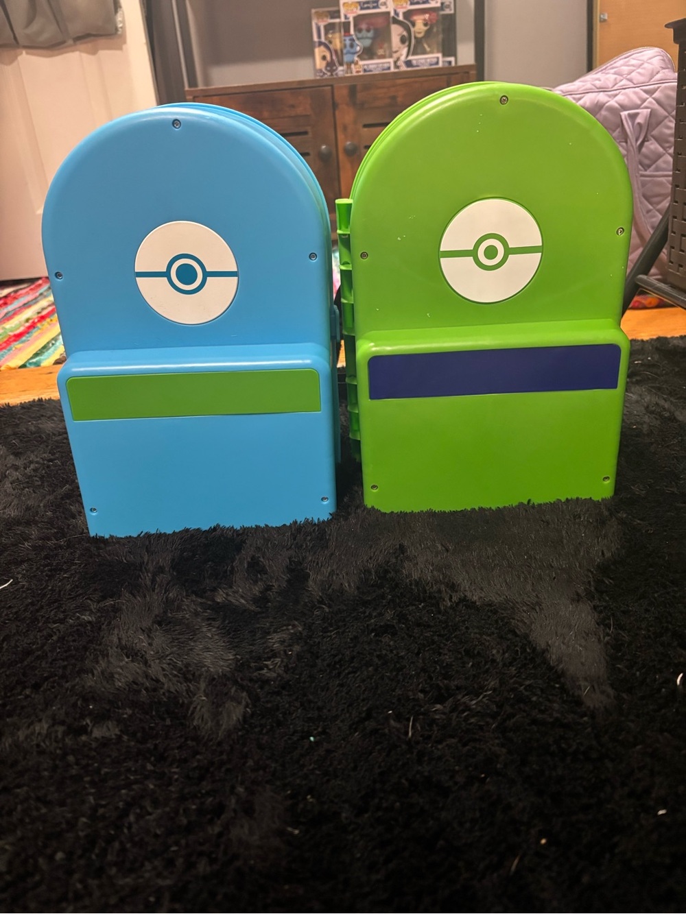 Children's Foldable Pokémon Play Sets - Blue & Green